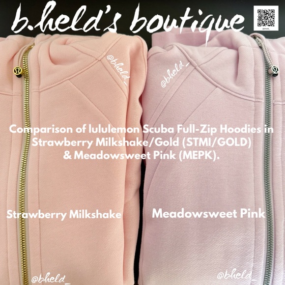 💫SOLD💫 lululemon Scuba Full-Zip Hoodie Meadowsweet Pink Silver Zipper Sz 4 - Picture 15 of 16